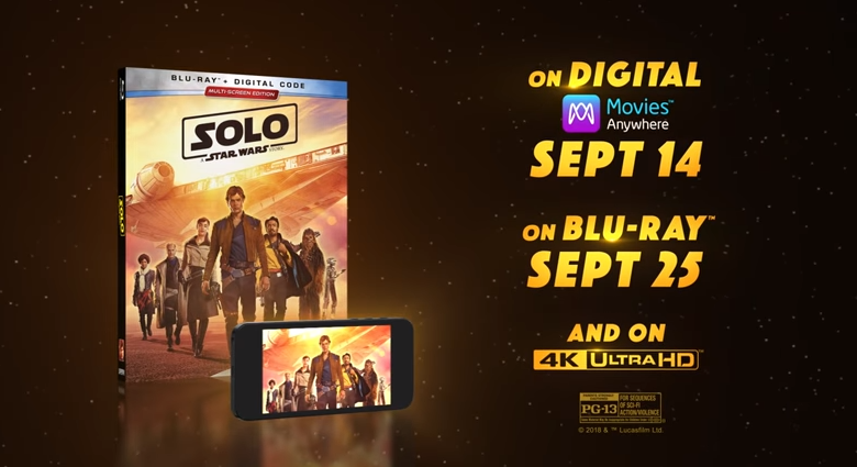 SOLO: A STAR WARS STORY GIVEAWAY